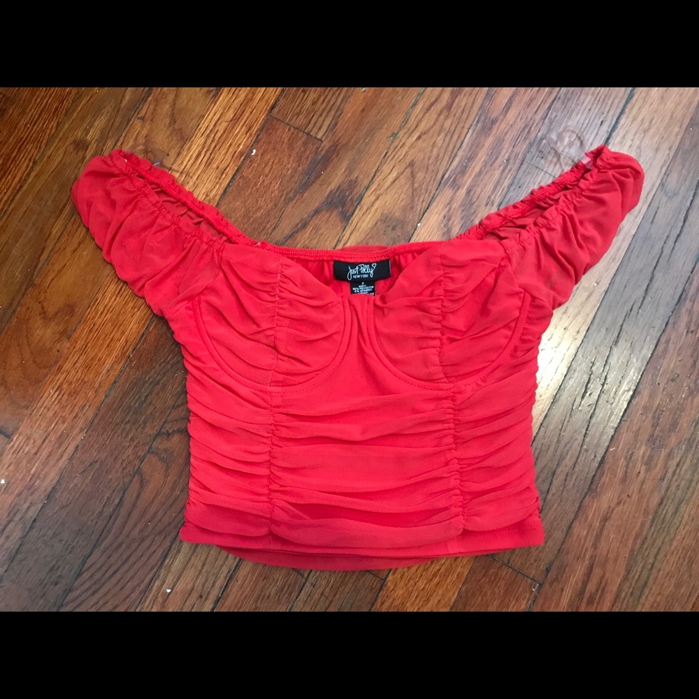 Just Polly New York crop top